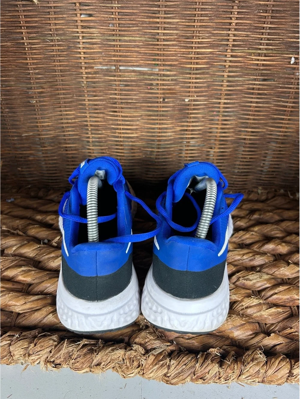 Nike blue running shoes